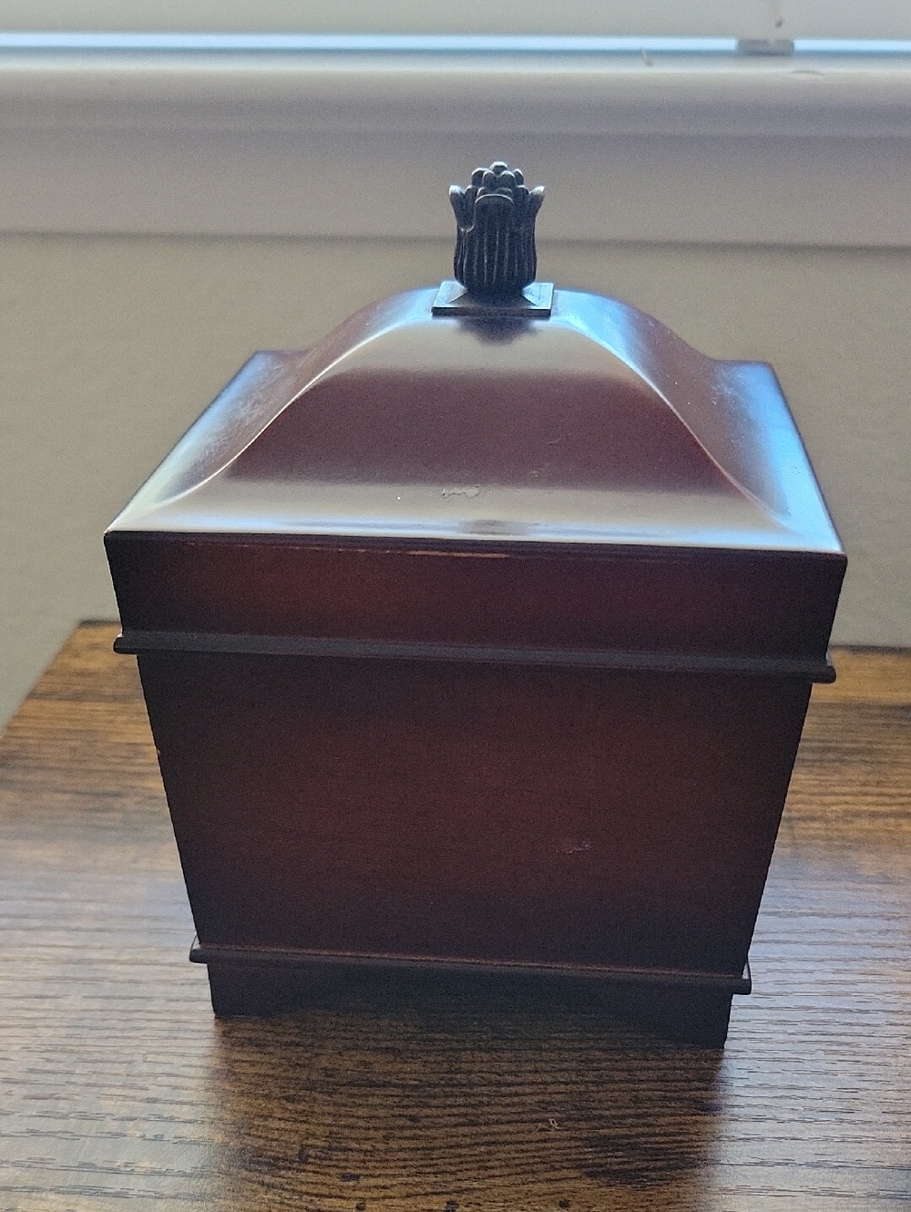Vintage Bombay Company Wooden Musical Jewelry & Ring Box